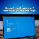 Windows 11 nenustoja gęsti