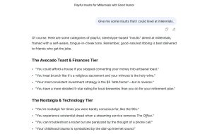 Insult millenials