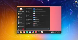 Naujasis Linux Mint programų meniu